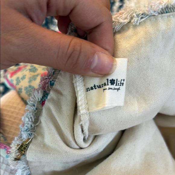 Natural Life Floral Tote Bag - Pink and Blue - Picture 8 of 8